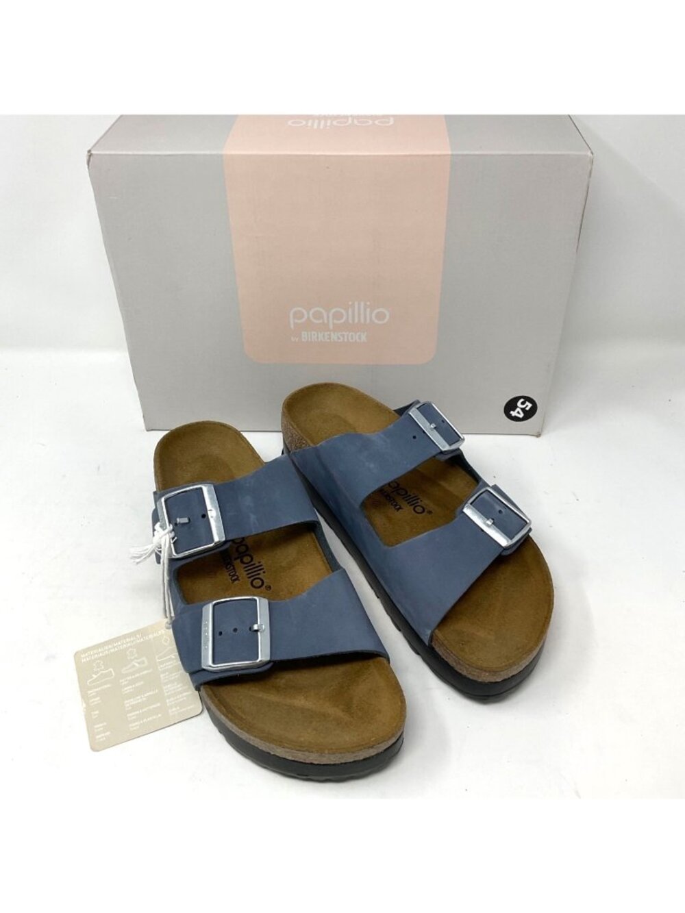 Birkenstock Papillio Arizona PAP Flex Platform Black Women's Sandals Size 7